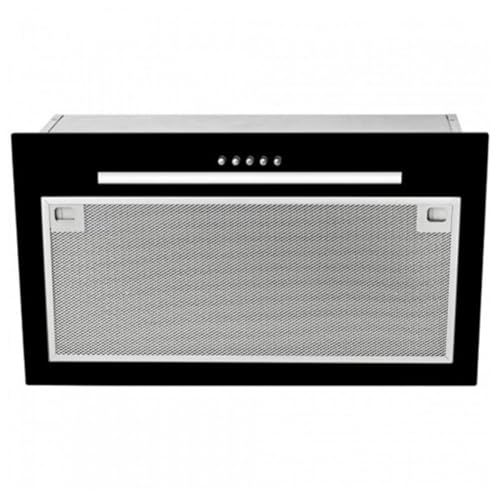 TEKA Campana Extractora Integrada 55 cm con Motor de Doble Turbina - 3 Velocidades - Barra de Iluminación LED - Integrable en Muebles de Cocina - Color Negro - GFG 2