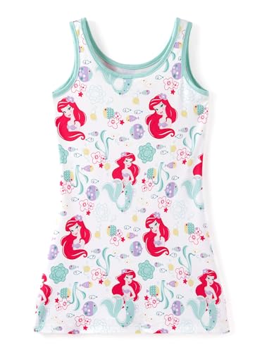 Image of Disney Stitch Princess Frozen Elsa Minnie Mouse Girls Tank Dress Sleeveless A-Line Sundress Summer Beach Clothes 2-9 Years