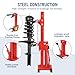 MOTOOS Hydraulic Strut Spring Compressor 3 Ton with 4 Snap 6600lbs with 4 Snap Joints Hydraulic Auto Strut Coil Spring Compressor Tool, Red