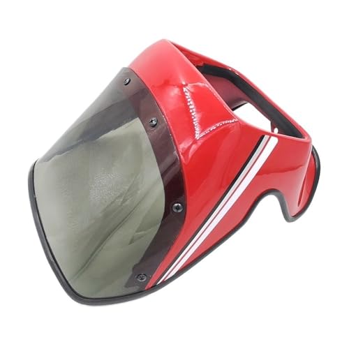 Pièces de carénage de phare avant moto noir avec aileron pour GS125