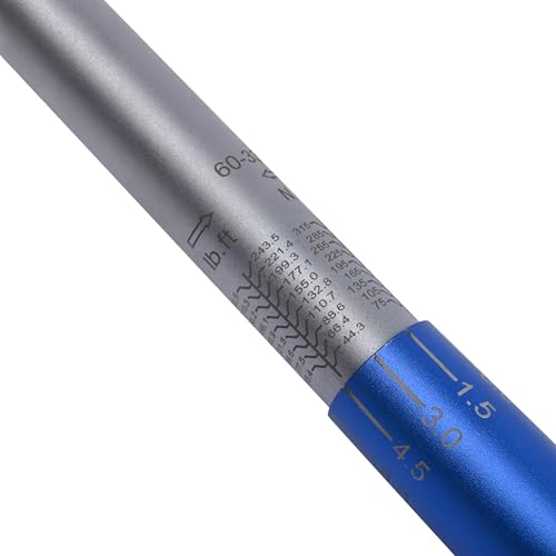 Image of Taparia TPWR 250 Ratchet Type Torque Wrench - 1 /2 Inch Drive, 60-330 Nm, High Grade Steel, Click Mechanism, Ergonomic Grip for Automotive & Industrial Use
