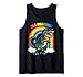 Allysaurus T Rex Dinosaurier Regenbogen LGBT Gay Pride Flagge Tank Top