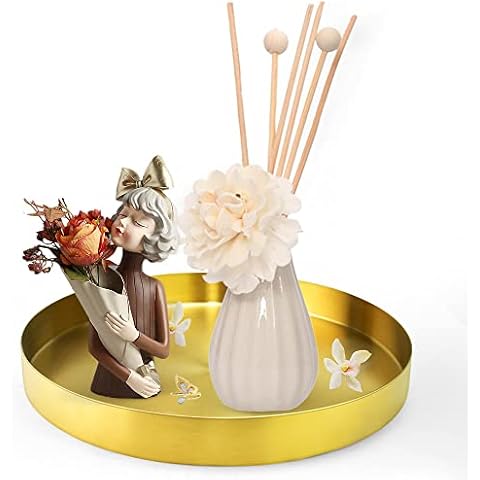 REFORUNG Bandeja Dorada Redonda 20cm Cover