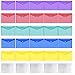 Cooldool 30 Pcs Poly Envelope Folder with Snap Button Closure, Premium Quality Plastic Envelopes,Waterproof Transparent Project Envelope Folder, A4 Letter Size in 6 Assorted Colors