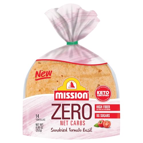 Mission Foods Zero Net Carb Sundried Tomato Tortilla