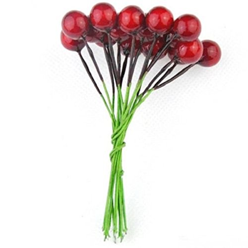 Starworld, agrifoglio finto con bacche rosse e