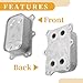 Partuto Engine Oil Cooler No.55236756 - Transmission Oil Cooler - for Fiat 500 2012-2015 Aluminum Alloy Silver Tone with O-ring Seals - 1 Pc