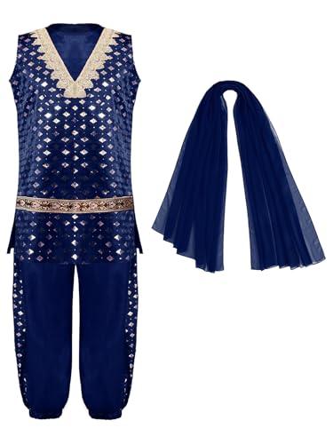 Indian Kurta for Girls with Pants Scarf Metallic Floral Print Dress Suit Kids Embroidery Partywear4