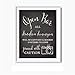 Andaz Press Wedding Party Signs, Vintage Chalkboard Print, 8.5x11-inch, Open Bar All Drunken Shenanigans Will be Captured and Mocked For Years to Come Proceed with Caution Sign, 1-Pack, Unframed