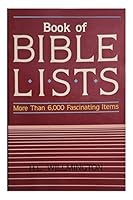 Willmington's Book of Bible Lists 0842388036 Book Cover