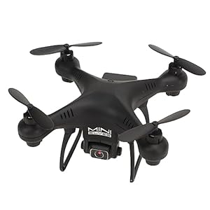 Dron Cuadricóptero RC, Dron FPV Plegable con Cámara WiFi HD, Gran Angular de 120 Grados, Hovering Inteligente y Configuración de Seguimiento, para Principiantes