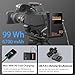 TAVT V Mount Battery, Power 99Wh/6700mAh V Lock Battery Support PD 99W Fast Charger with D-tap/USB-A/USB-C/BP Output for Sony Video Camera Camcorder BMPCC 4k/6k Monitor LED Light
