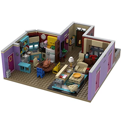 Spide 894 Teile Friends-Monicas Zimmer Bausteine Modellbausatz, Die Fernsehserie MOC Bausteine Spielzeug, Kompatibel mit…