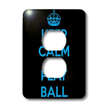Funda para interruptor Keep Calm con diseño bicolor para personalizar paredes modernas 3