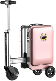 AIRWHEEL SE3S Electric Scooter Suitcase - Pink | 20L Innovative Travel Luggage, Motorized Electric Luggage Scooter for Eff...
