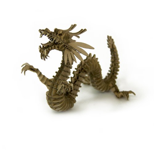 Dragon stage 133 d-torso puzzle 3D en carton naturel import du Japon art origami