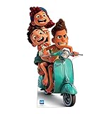 Cardboard People Luca, Alberto and Giulia Life Size Cardboard Cutout Standup - Disney Pixar Luca (2021 Film)