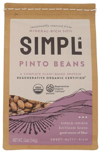 SIMPLI Organic Pinto Beans, 12 OZ