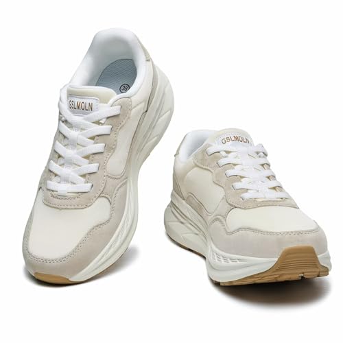 GSLMOLN Women's Slip on Casual Shoes Breathable Gym Tennis Cushion Fashion Sneakers