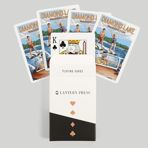 Lantern Press Juego de 52 Cartas de Póker Tamaño Estándar miniatura 6