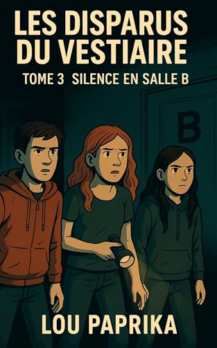 livre LES DISPARUS DU VESTIAIRE TOME 3 – SILENCE EN SALLE B: un thriller Young Adult haletant mêlant mystère, émotions fortes et une quête d’amitié et de courage. Une conclusion saisissante à la trilogie