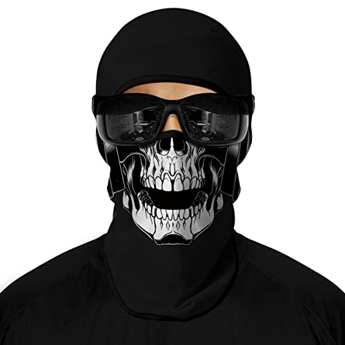 Image of Skull Full ski Mask, 3D Balaclava, UV Sun Protection,Motorcycle /Ski /Scarf /Cycling /Fishing for Men