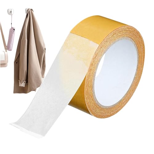 Cinta adhesiva de doble cara | Cinta para alfombra de doble cara | Bandas adhesivas de fuerte poder adhesivo para azulejos, vidrio, tela, alfombras, moqueta y metal