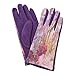 RainCaper Tiffany Peonies & Iris Womenís Texting Gloves Warm Touch Screen Gloves All-season Travel, Museum, Fashion & Dressy Gloves Fit Most