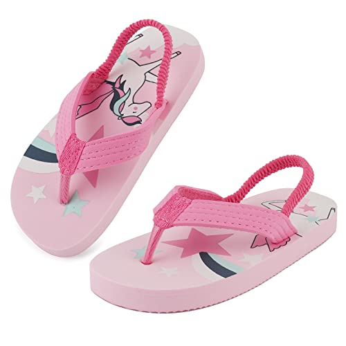 IEEILULU Chanclas Niño, Sandalias Piscina Unisex Niños Niñas, Ligera Cómoda Ducha Zapatilla (unicornio, Niño (2-5 años), 23, Números, Sistema tallas calzado EU, mediano)