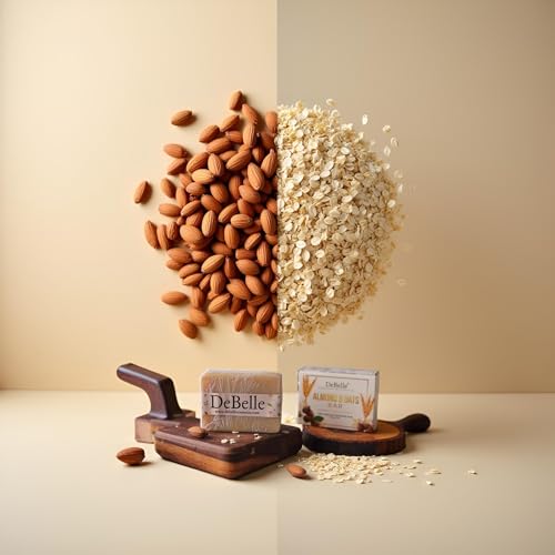 Image of DeBelle Almond and Oats bar Soap-100G