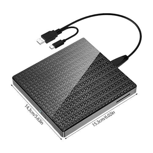 Lectora externa de DVDs con puertos USB 3.0 y lector SDTF miniatura 6