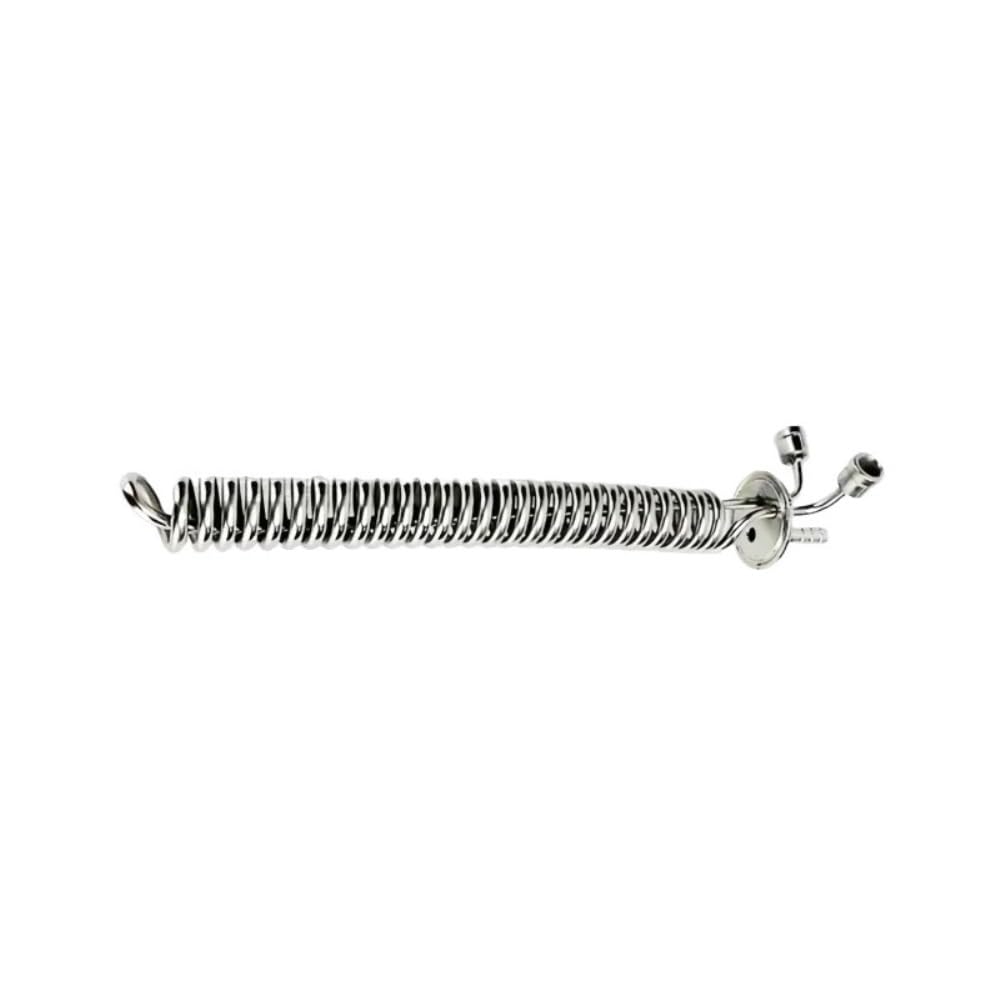 3,8 cm Tri Clamp Déphlegmateur Sanitaire, Condensateur Tuyau 300 * 6mm Acier Inoxydable 304 Spirale 1 pièce