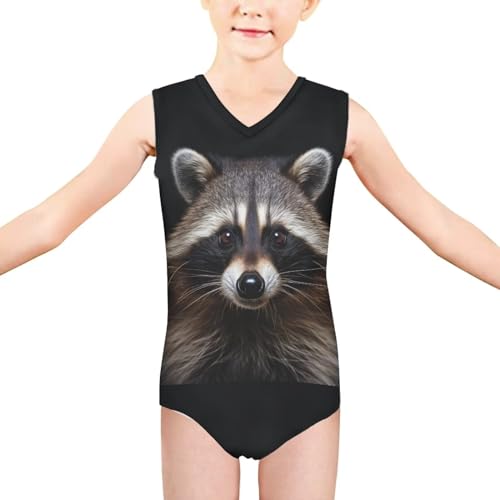 Xhuibop Swimsuit for Girls One Piece 3-14 V Neck Swimwear Sleeveless Bathing Suit2