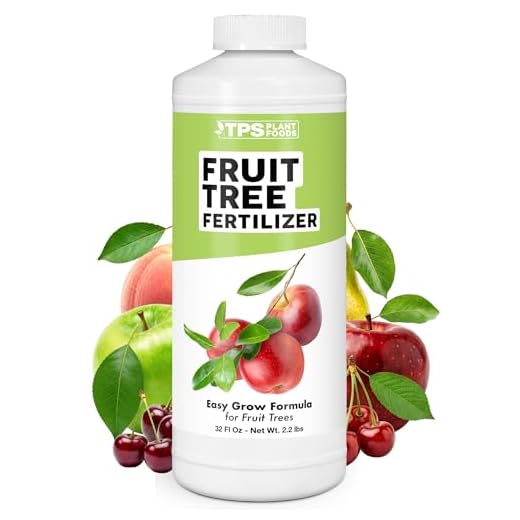Fruit Tree Fertilizer – Liquid Plant Food for All Fruit Trees, Supports Heavy Blossoms, Bigger Harvests & Healthy Growth, 32 oz