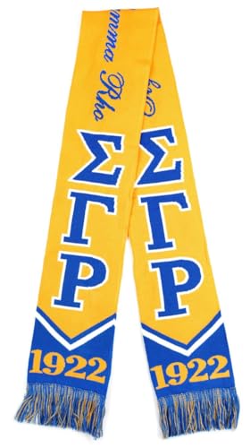 Sigma Gamma Rho M7 Scarf Gold