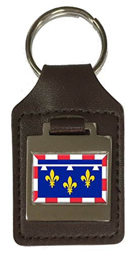 Porte-clés en cuir gravé Val de Loire, le compagnon élégant de vos déplacements au quotidien