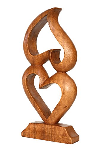 Estatua de madera tallada a mano G6 Collection de 12 pulgadas miniatura 3
