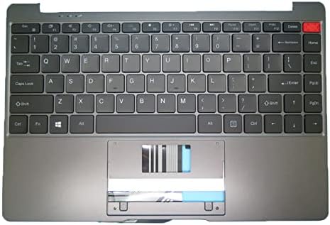 GAOCHENG Laptop Palmrest for Chuwi AeroBook 13.3 CWI510 for Aerobook Pro 13.3 CWI510 with Backlit English US Keyboard Gray Upper Case New