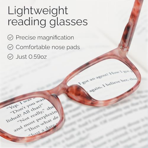 Image of CCVOO Reading Glasses for Women, Eye glasses, Blue Light Readers for Women, Cheaters
