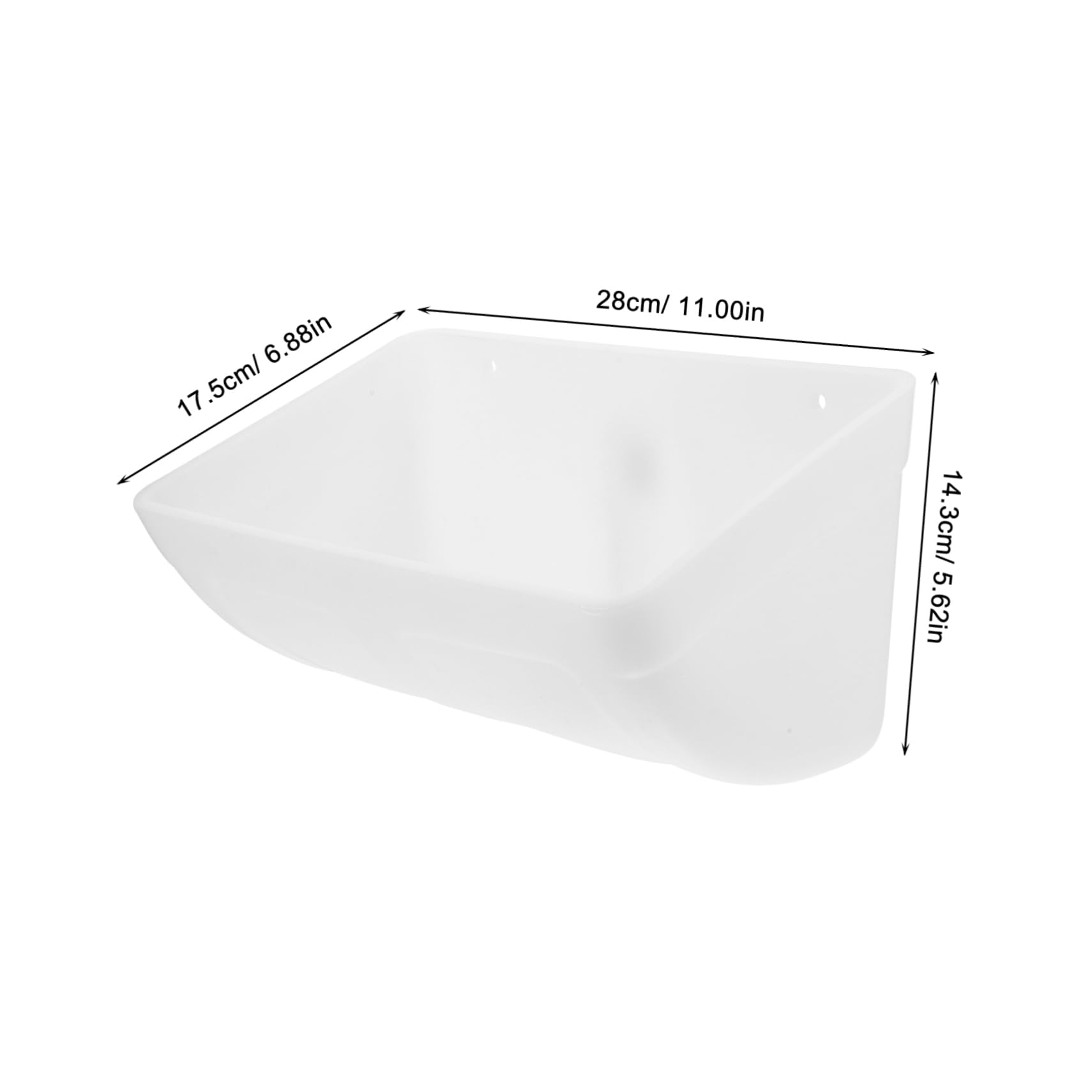 Happyyami Chicken Feeder Automatic Coop Feeding Container for Poultry Spatter Design Lightweight Washable for Ducks Geese and Chickens Durable Feeding