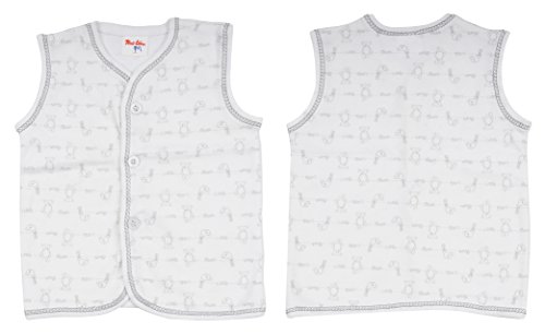 Image of First Kids Step Unisex Hosiery Cotton Vest Pack of 6