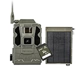 TACTACAM Reveal Pro 3.0 Cellular Trail Camera - Multi-Cellular Network, GPS, 2' LCD, No-Glow IR, Wi-Fi Enabled, HD Photos & 1080p Videos, Long Battery Life + Reveal Solar Panel and 32GB SD Card