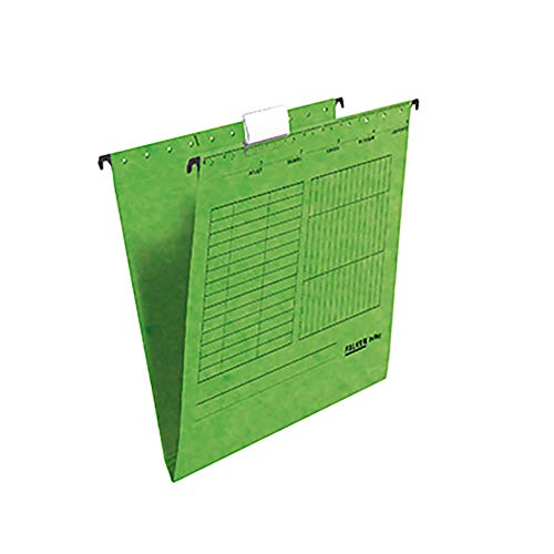 Preisvergleich Produktbild FALKEN Hängemappe Grün A4 Sichtreiter Karton 25 Mappen, 80002520