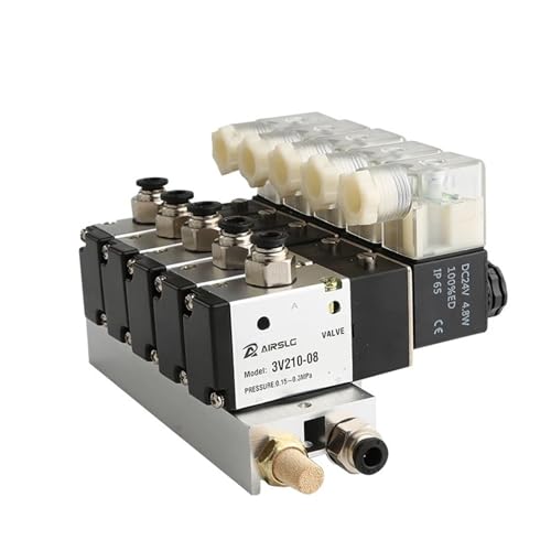 Électrovanne 3V210-08-NC étanche DC12V à commutation rapide 3 ports - 2