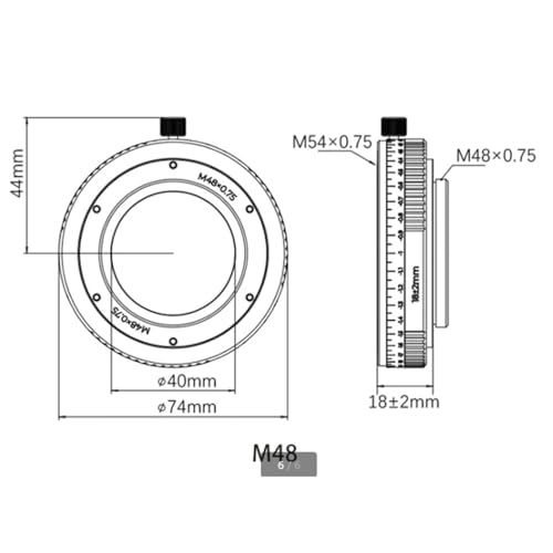 Accesorios para telescopios Intercept Adjuster M48 con corrector 5