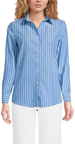 Lands' End Women's Pinwale Cord Long Sleeve Shirt