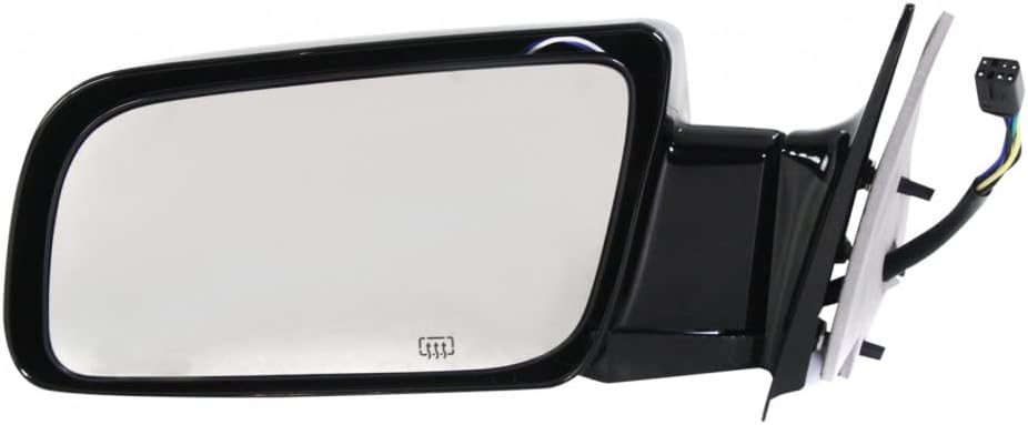 For GMC Suburban 1500/2500 1998 1999 Door Mirror Driver Side | Power | Heated | Black | Replacement For GM1320276