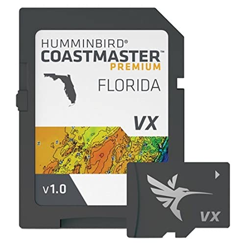 Image of HUMMINBIRD COASTMASTER Premium Edition-Florida-Version 1 Digital GPS Maps Micro Card- 602014-1