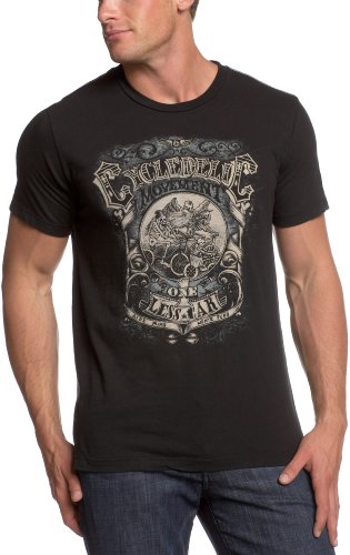 T-Shirt Cycledelic Lucky Brand Homme au motif graphique rétro unique