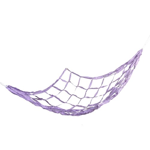 Ruilogod 2M x 1.5M Garden Swing Nylon Braided Sleeping Bed Hammock Light Purple (id: 2a2 4eb 93a 029 8fe